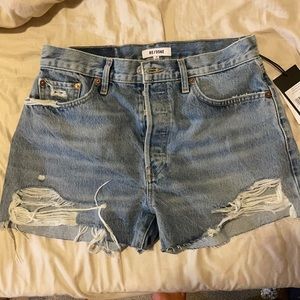 RE/ DONE 70s high rise short NWT size 28